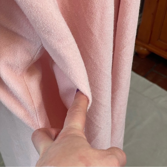 Vintage 80s Cozy Pink Housecoat Robe / Vanity Fair Size XXXL - Picture 4 of 11